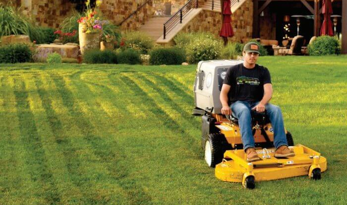 I want to have the ability to catch my grass clippings and dump them somewhere. This offers the nicest finish but can add some complexity and expense to your mowing.